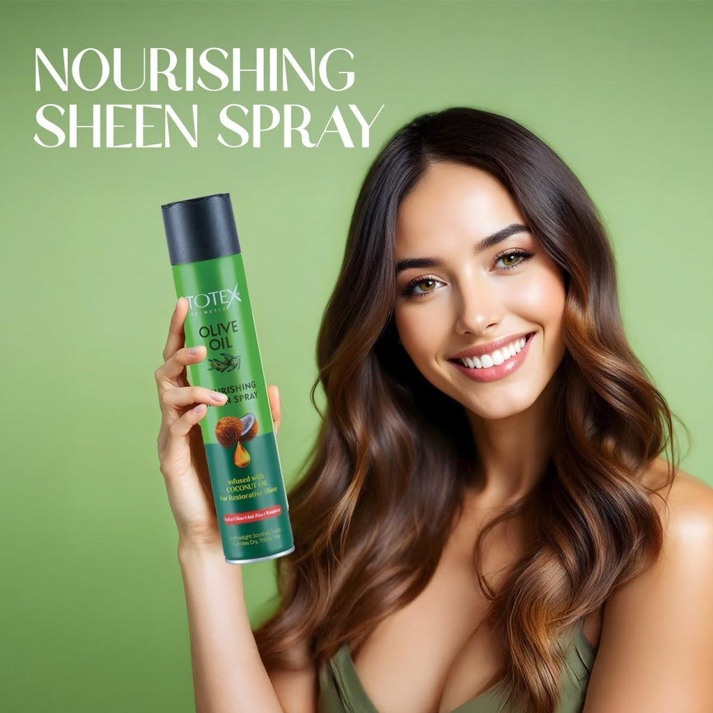 Totex Olive Oil Sheen Spray 400ml