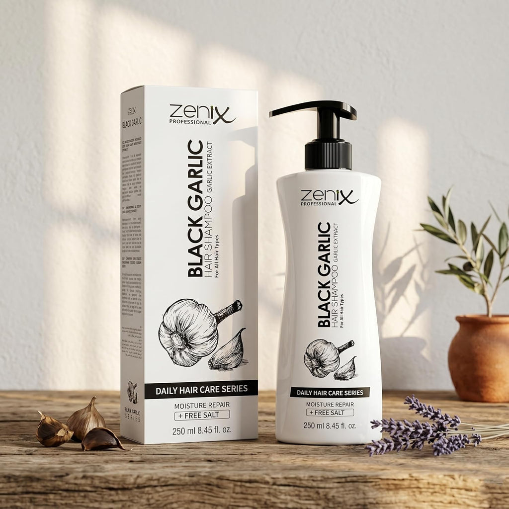 Zenix Professional Black Garlic Hair Shampoo 400ml