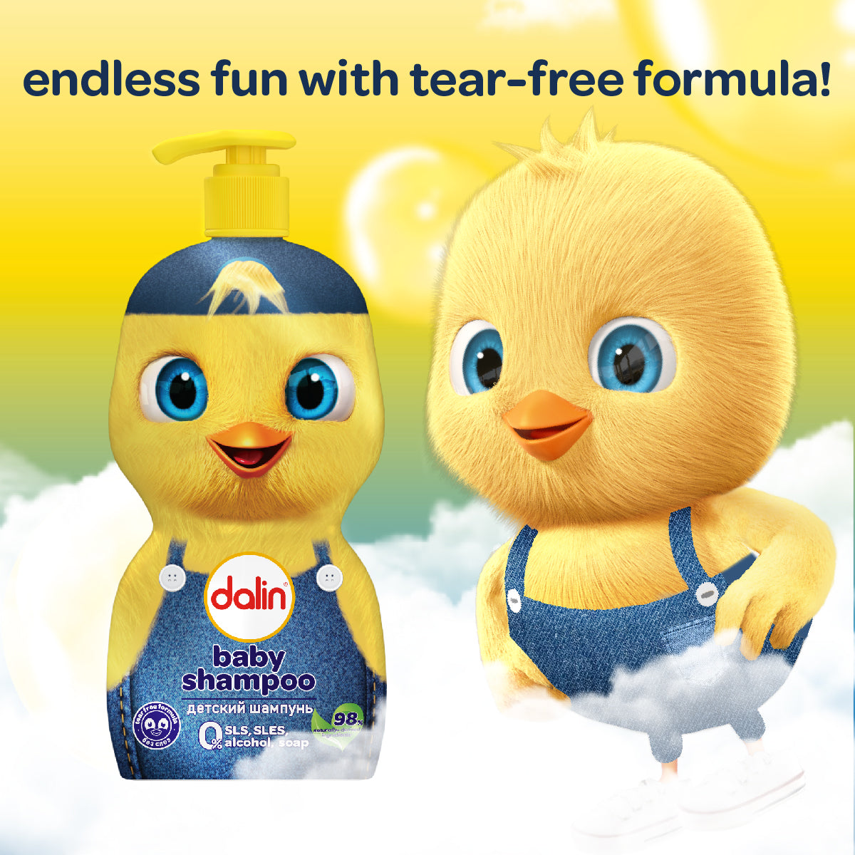 Dalin Chick Toy Bottle Baby Shampoo 500ml