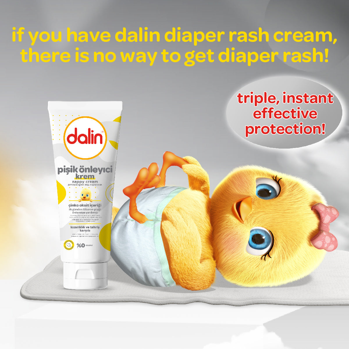Dalin Classic Nappy Rash Cream 100ml