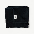 Rei-Barber & Hairdressing Towel Black 100%Cotton 85x50cm