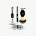Titan Beard Grooming Kit Black – Shaving Brush Set for Men