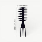 Totex Comb No.2 Black – Professional Hair Cutting Comb
