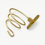 Gold Spiral Hair Dryer Holder