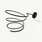 Black Spiral Hair Dryer Holder