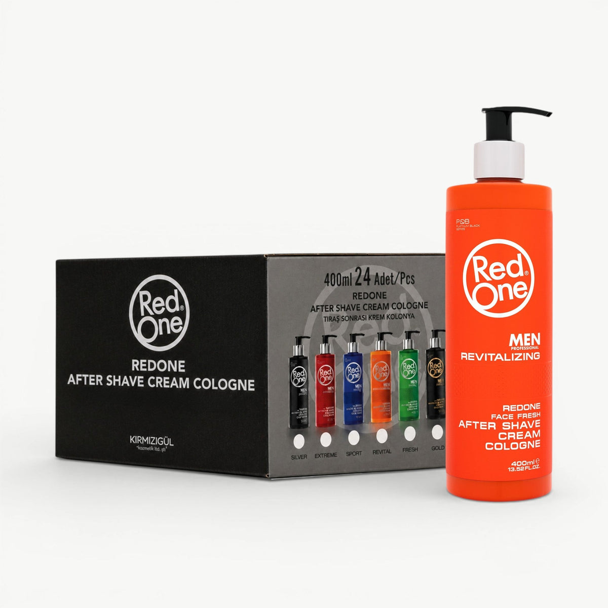 RedOne Revitalizing After Shave Cream Cologne 400ml | 24 Pcs