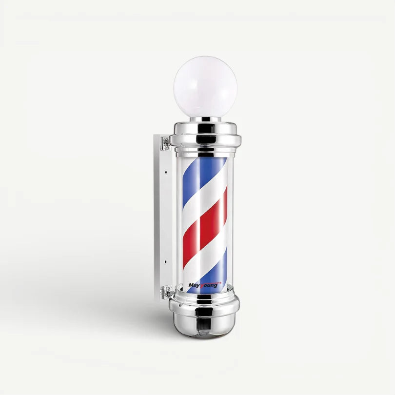 VAIN Classic Barber Pole with Lamp Top – 85 cm