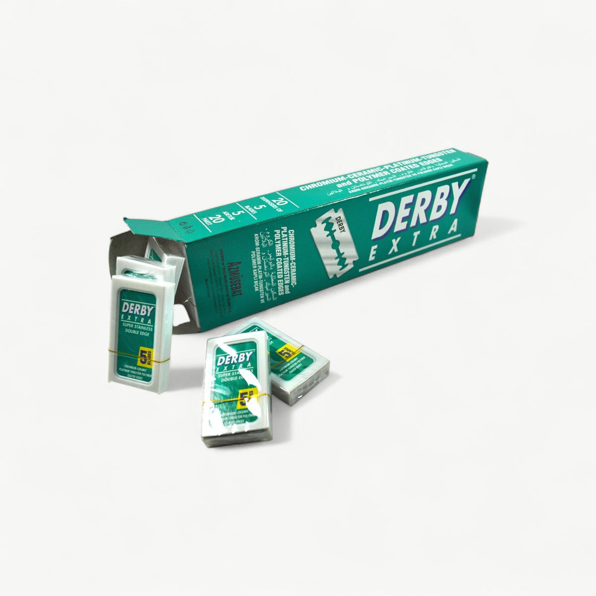 Derby Extra Double Edge Safety Razor Blades, 100 Count