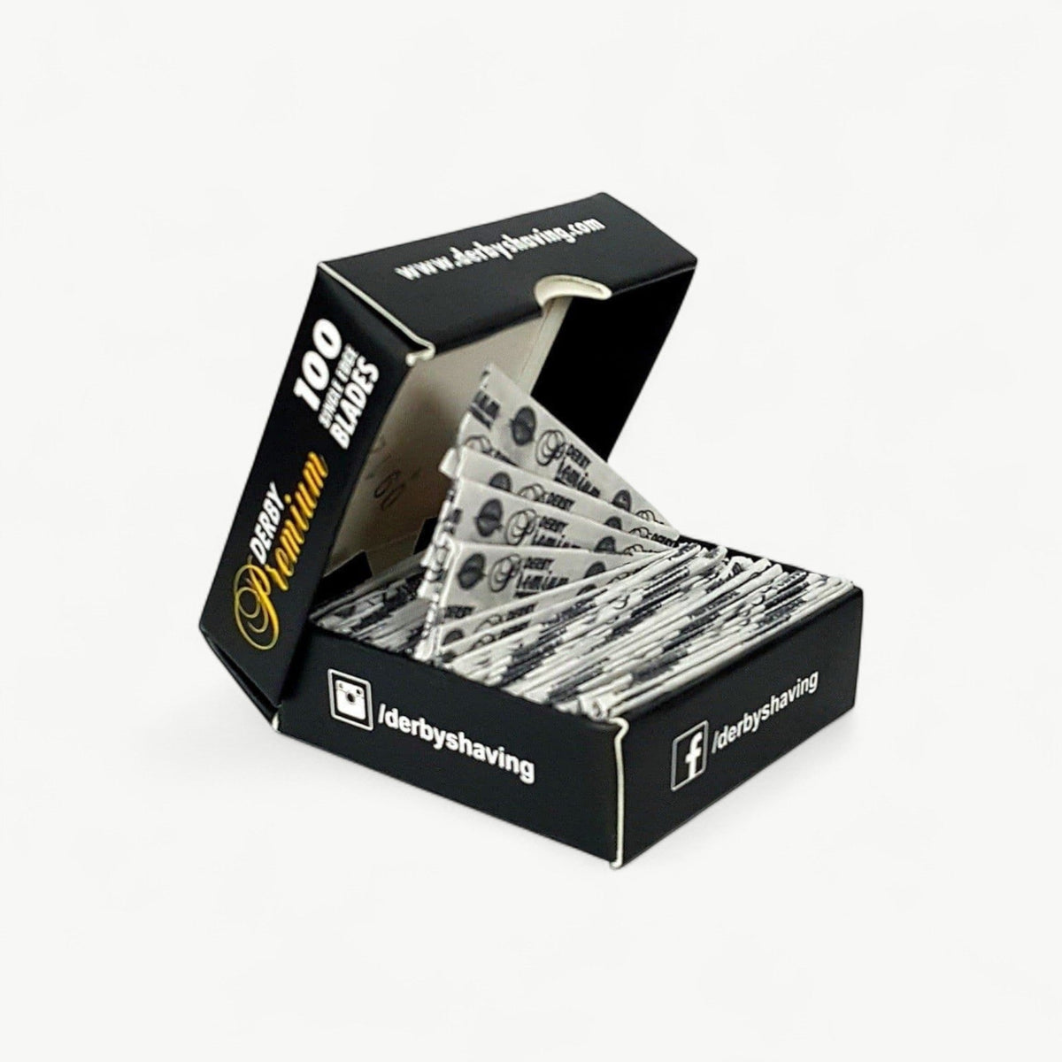 Derby Premium Single Edge Razor Blades – 5,000 Blades (50 Packs × 100…