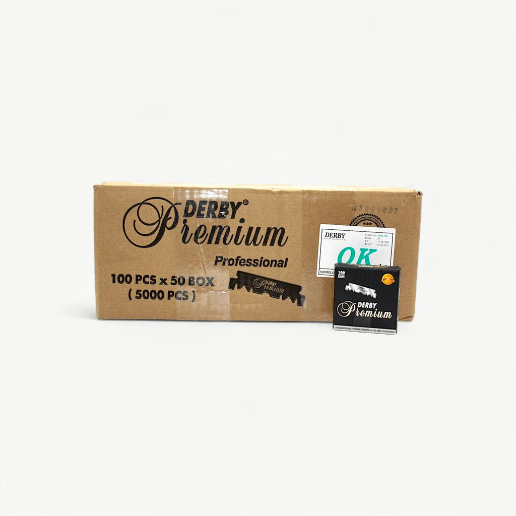 Derby Premium Single Edge Razor Blades – 5,000 Blades (50 Packs × 100…