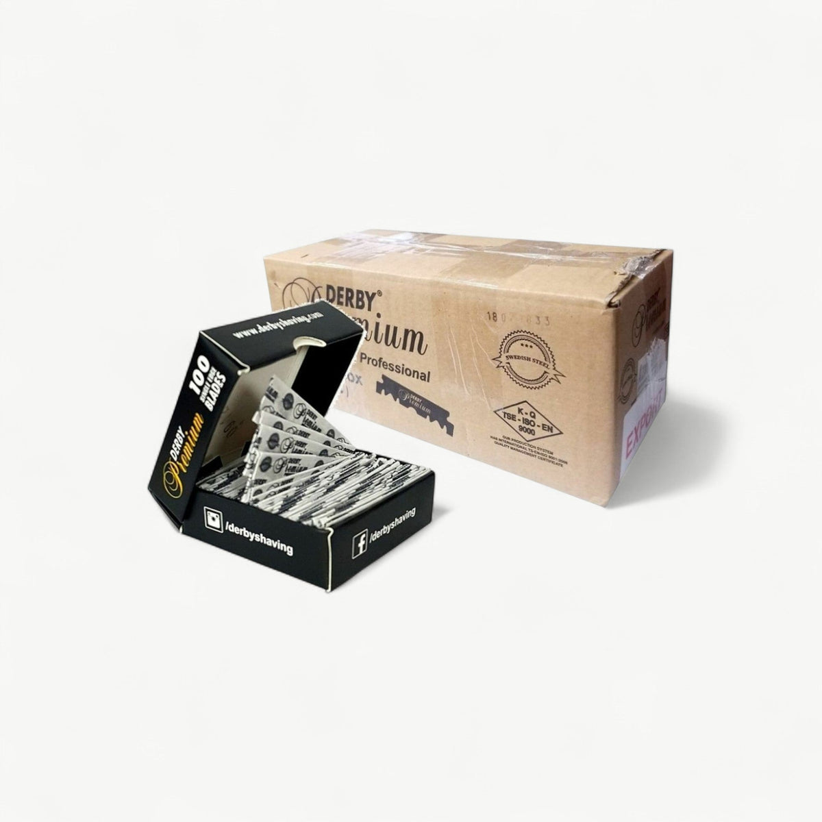 Derby Premium Single Edge Razor Blades – 5,000 Blades (50 Packs × 100…