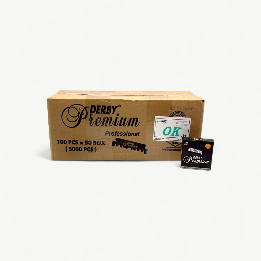 Derby Premium Single Edge Razor Blades – 5,000 Blades (50 Packs × 100…