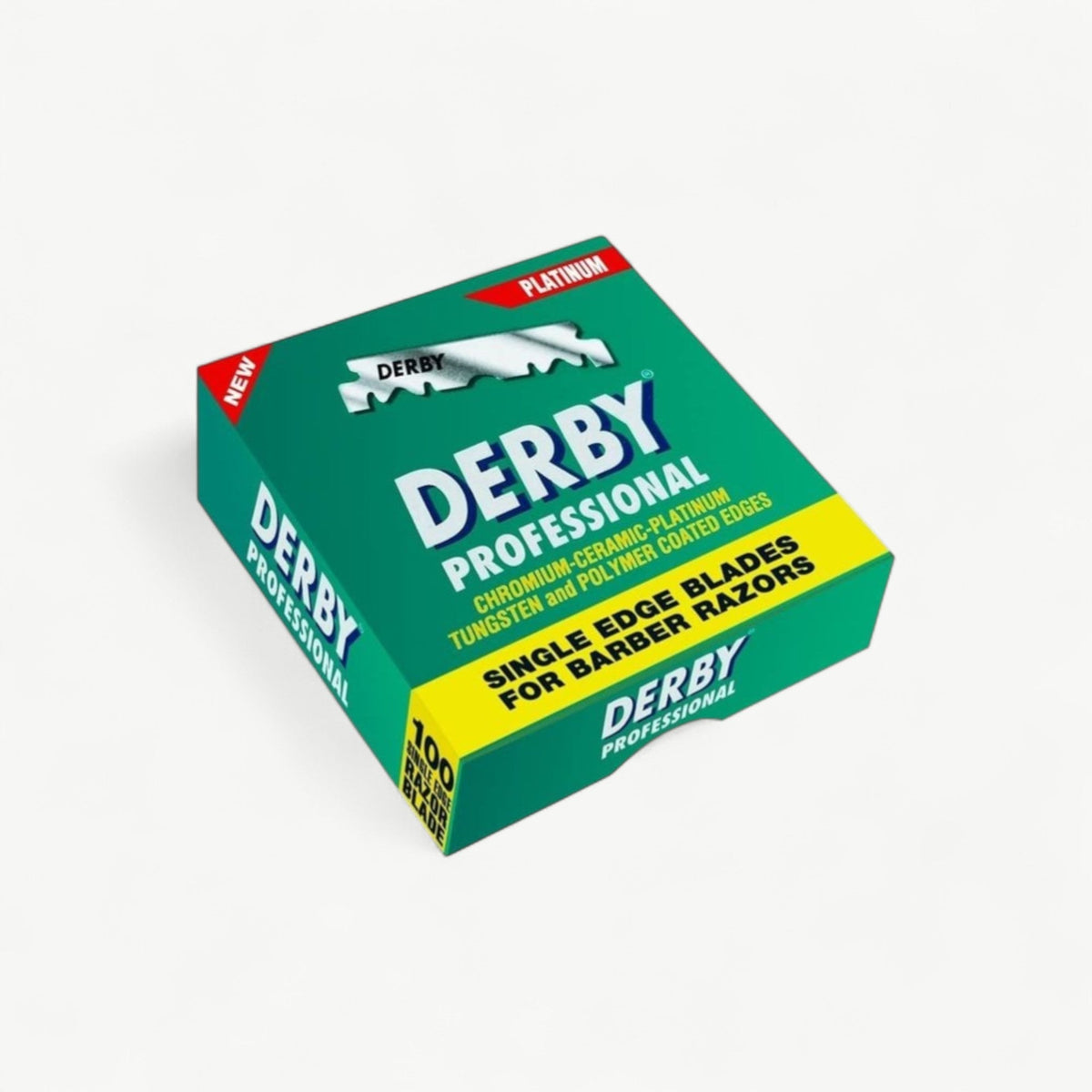 DERBY Single Edge Razor Blades – 5000 Blades (50 Packs × 100 Blades)