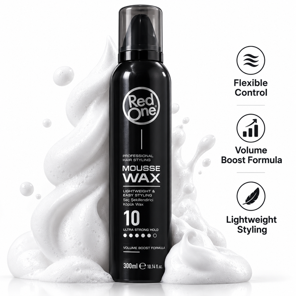 RedOne Mousse Wax 10 Ultra Strong Hold Volume Boost 300ml