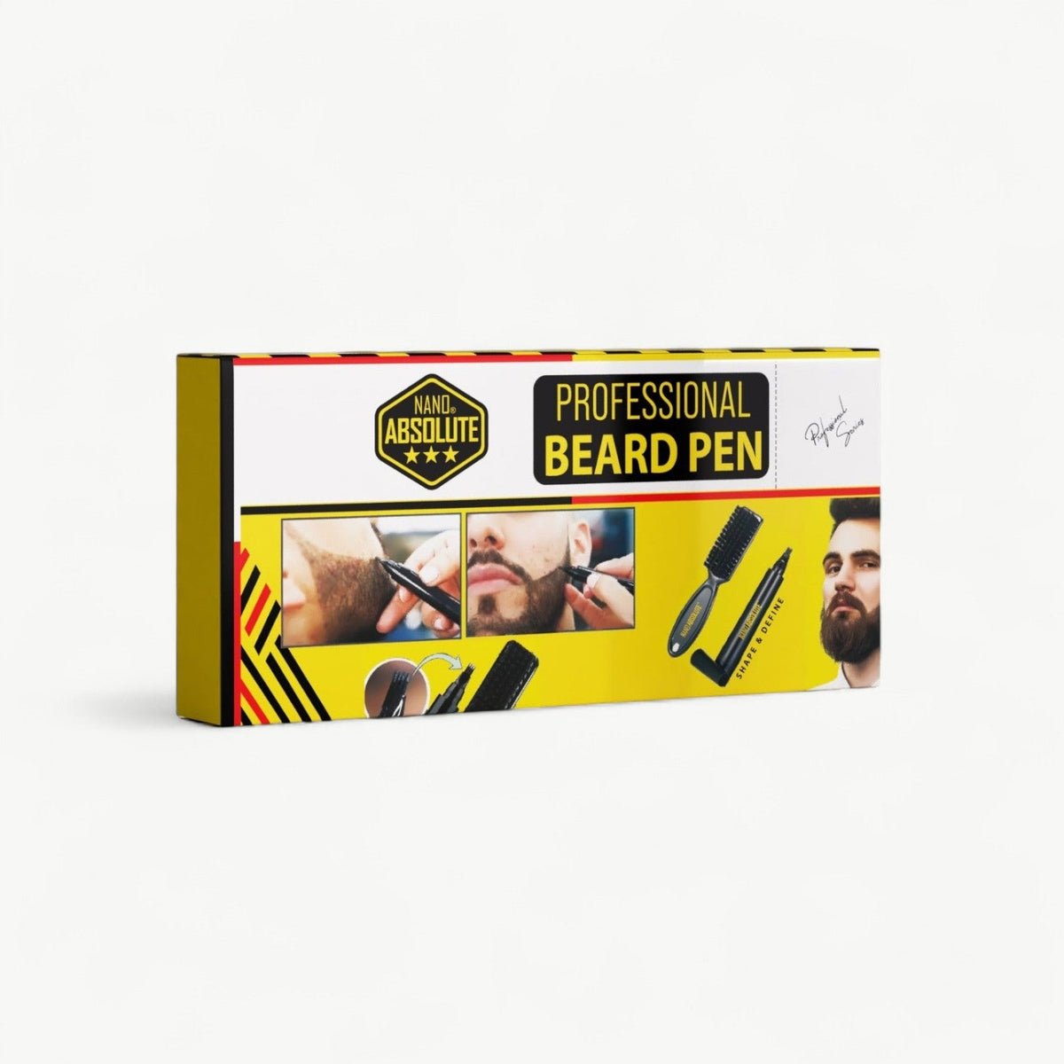 Nano Absolute Beard Pen | Hairline & Beard Definer + Brush