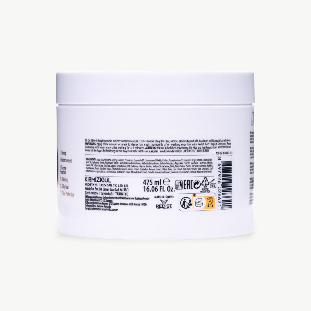 Redist Professional 12‑in‑1 Hair Mask 475ml