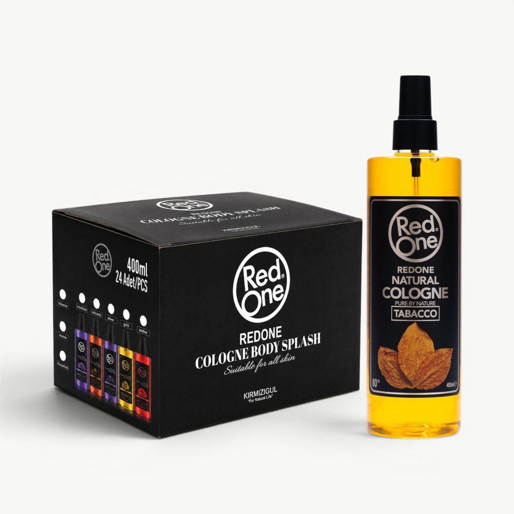 RedOne Natural Cologne Tabacco 400ml - Bulk Pack of 24