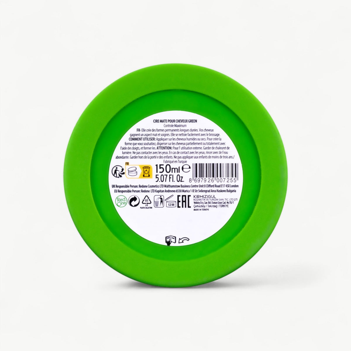 RedOne Matte Hair Wax Green -150 ml