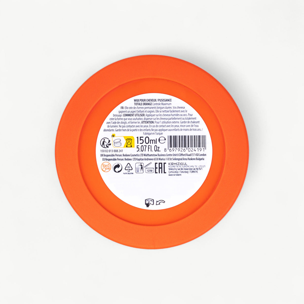 RedOne Aqua Hair Wax Orange -150ml