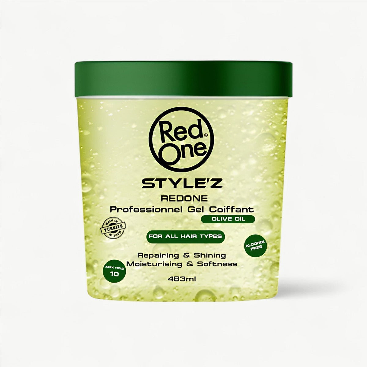 RedOne Olive Hair Gel 483ml | Repair & Shine | Strong Hold & Moisturi…