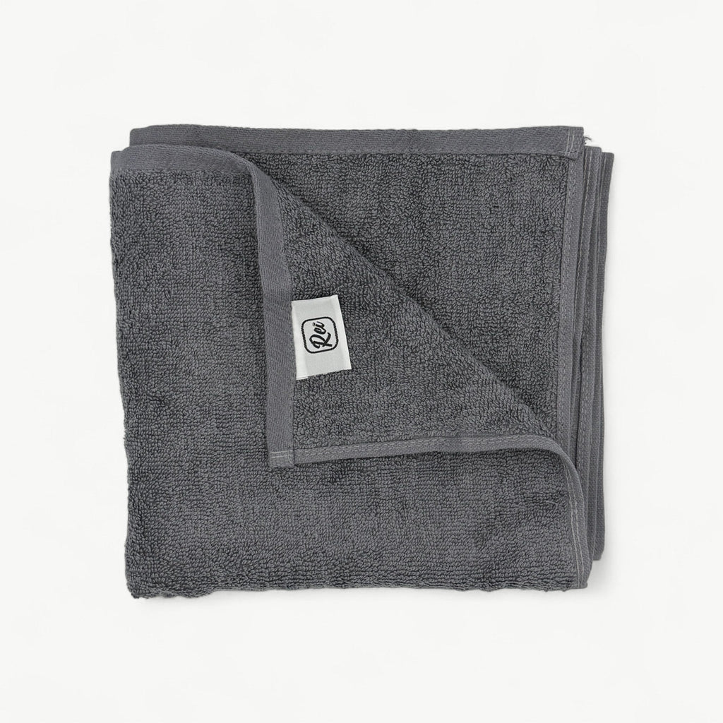 Rei-Barber & Hairdressing Towel Grey 100%Cotton 85x50cm