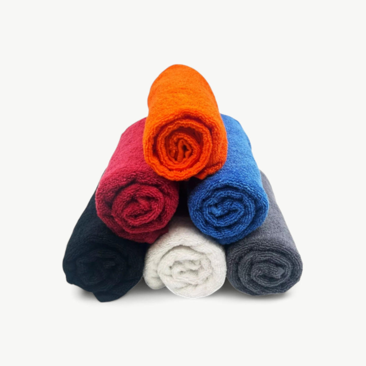 Rei-Barber & Hairdressing Towel Black 100%Cotton 85x50cm