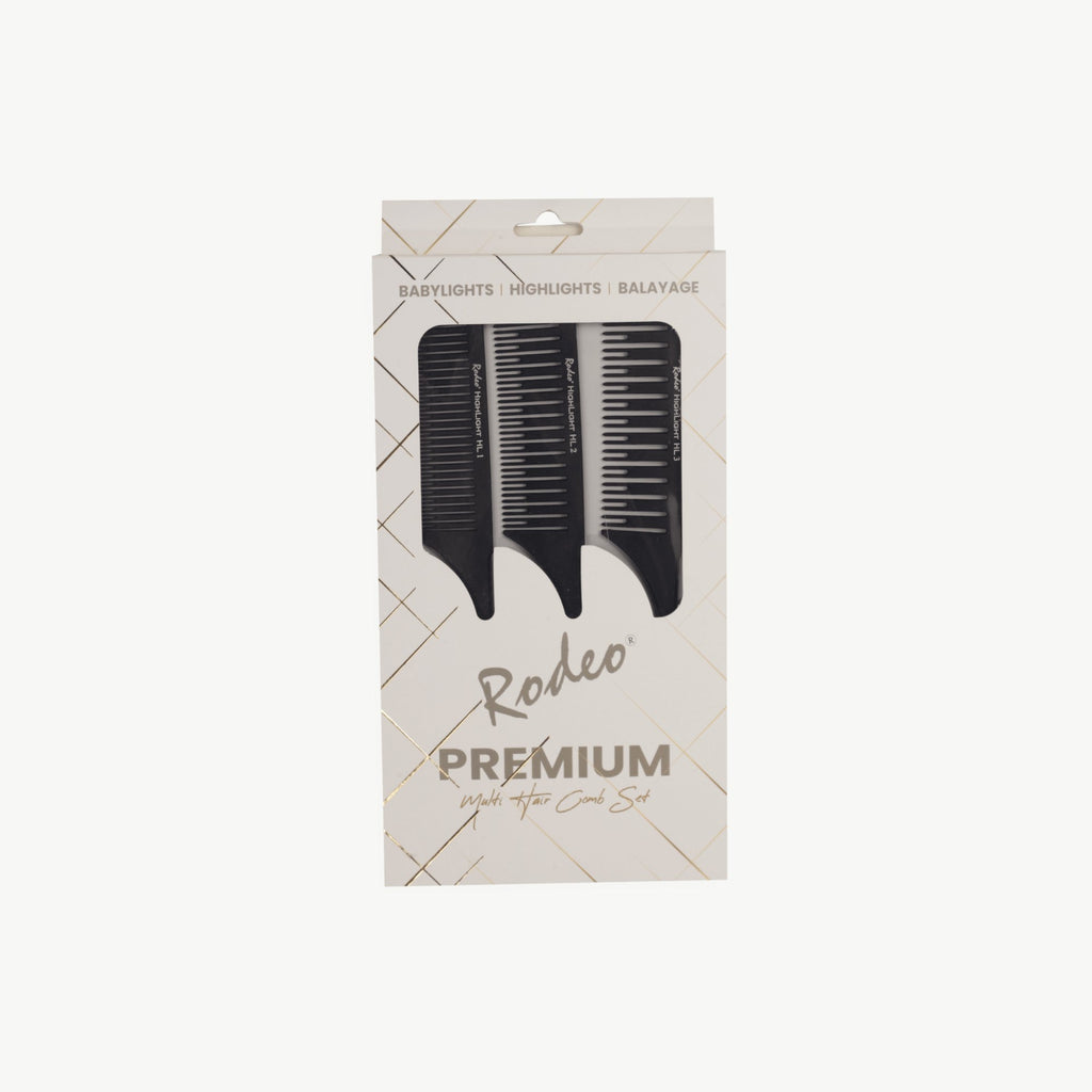 Rodeo Premium Multi Hair Comb Set (HL Set)