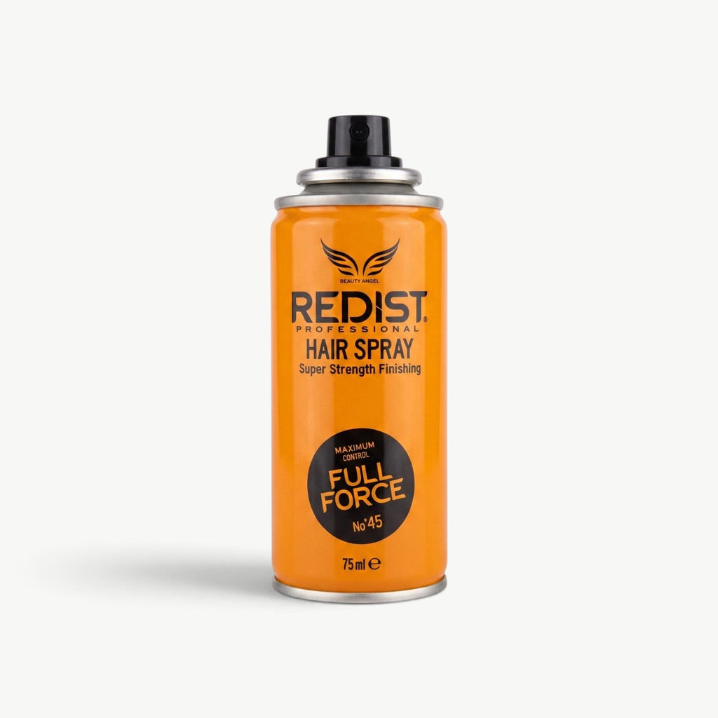 Redist Hair Spray Full Force No 45 Maximum Control Super Streng 75ml Travel Size