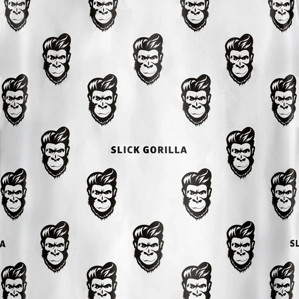 Slick Gorilla Barber Cape White