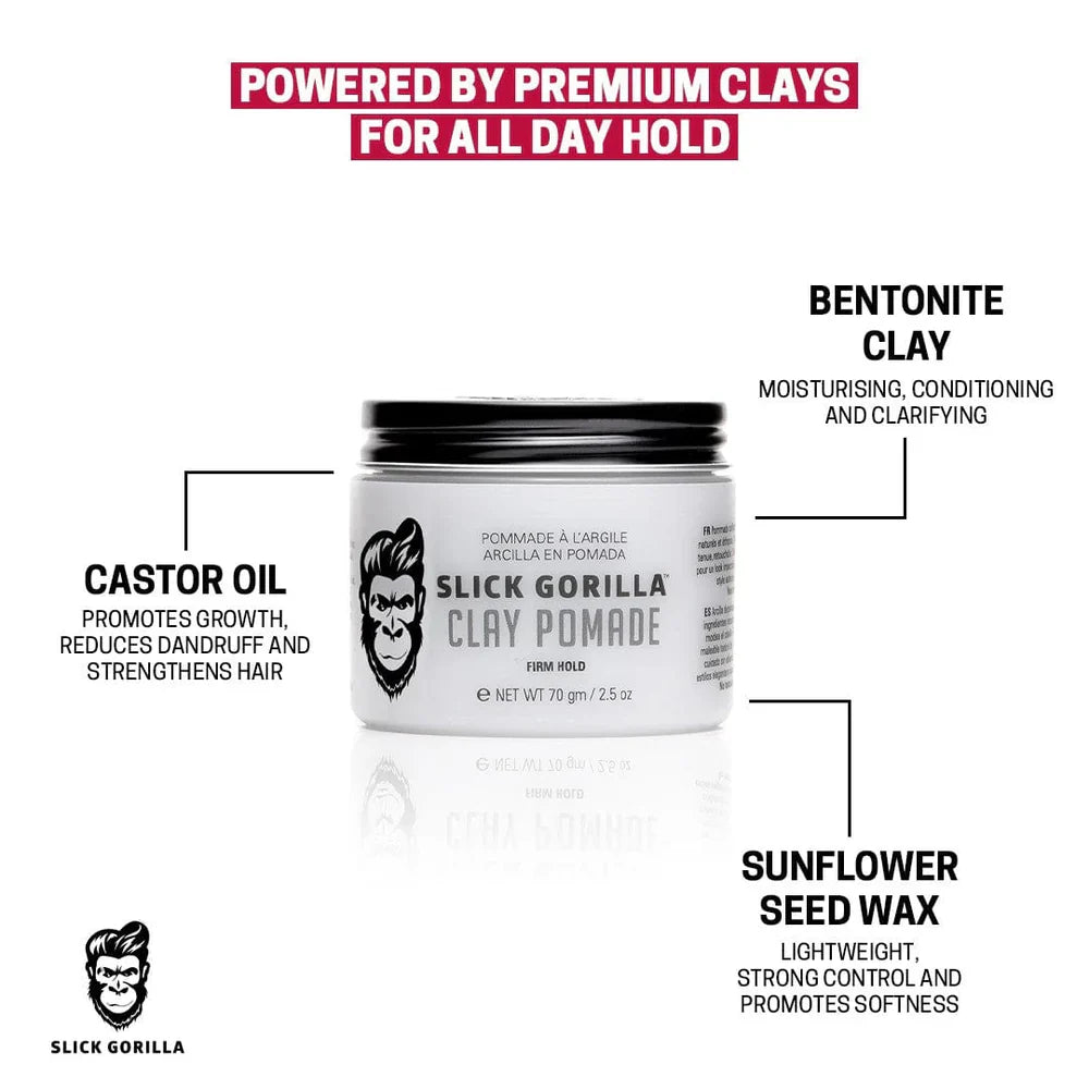 Slick Gorilla Clay Pomade 70g