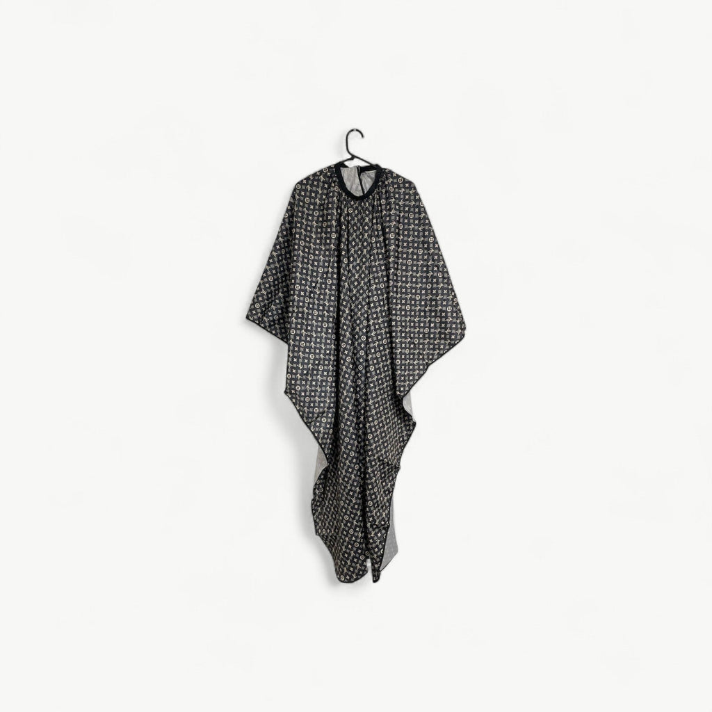 Luxury Professional Hair Cutting Cape | LV Style Black