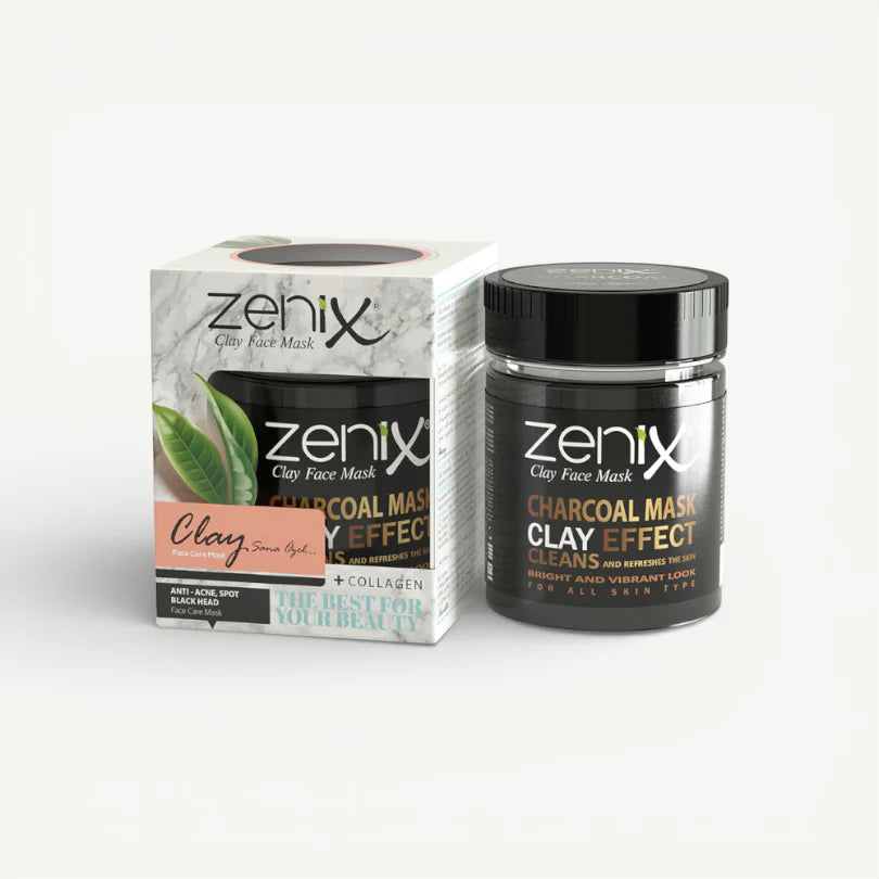 ZENIX Clay Mask Natural Series Black 190g