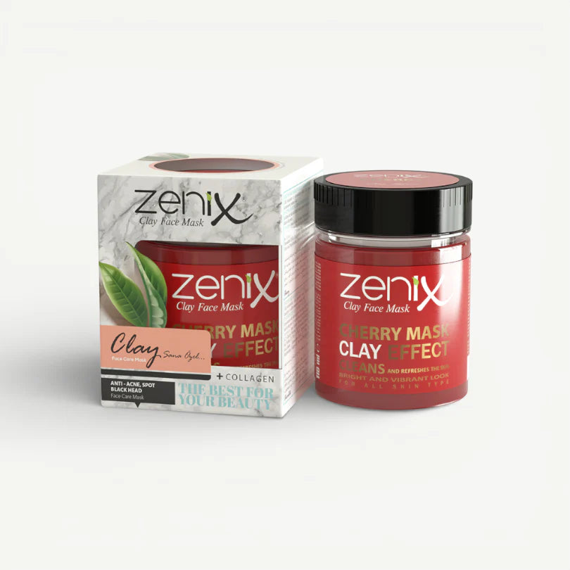 ZENIX Clay Face Mask Natural Series Cherry 190g