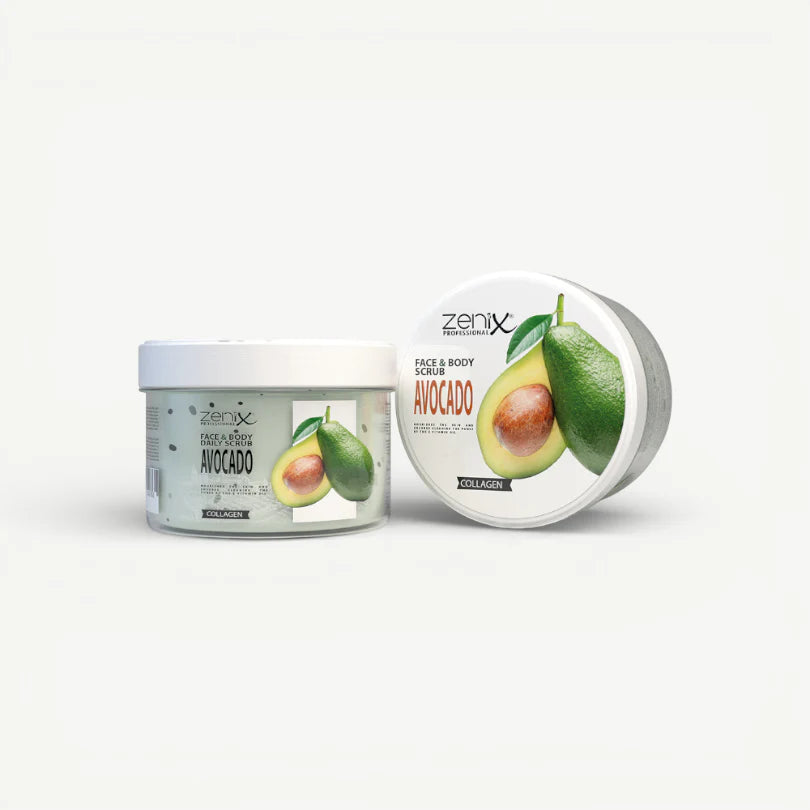 ZENIX Face Skin Care Daily Scrub Avocado 275ml