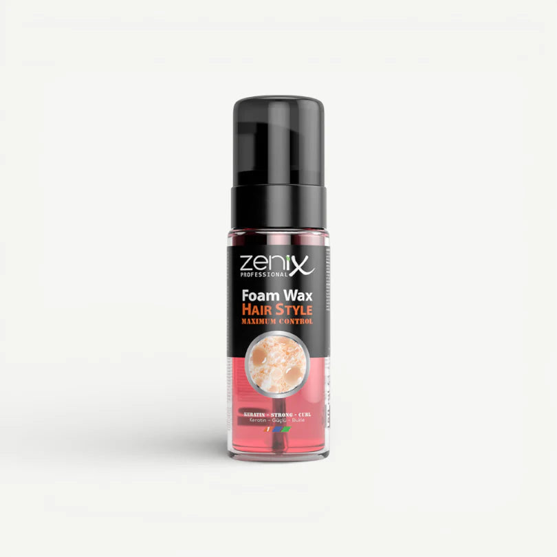ZENIX Men Foam Wax Keratin Strong Curl 150ml